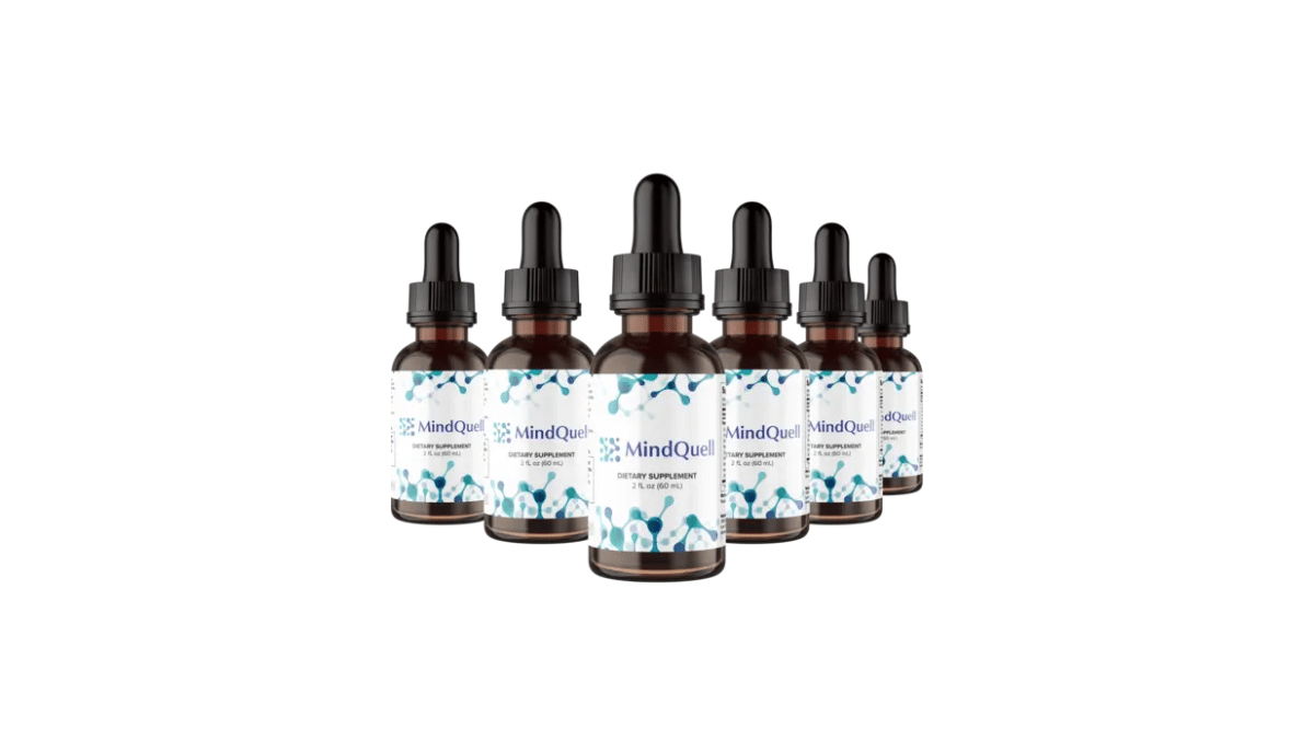 MindQuell natural memory support drops with 365-day money-back guarantee and free US shipping