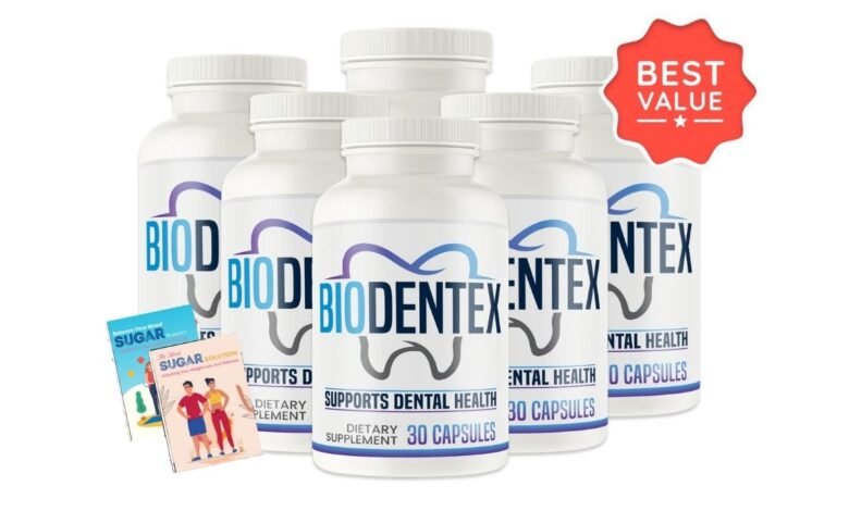 Biodentex Official Bottle – Natural Teeth and Gum Support