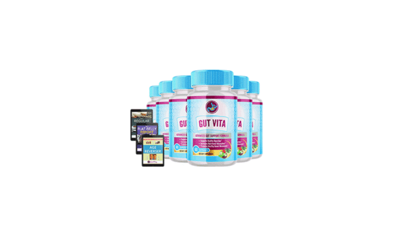 Gut Vita natural digestive support supplement for gut health, bloating relief, and smooth daily digestion 2025