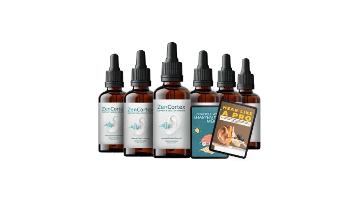 ZenCortex hearing support supplement with 60-day money-back guarantee